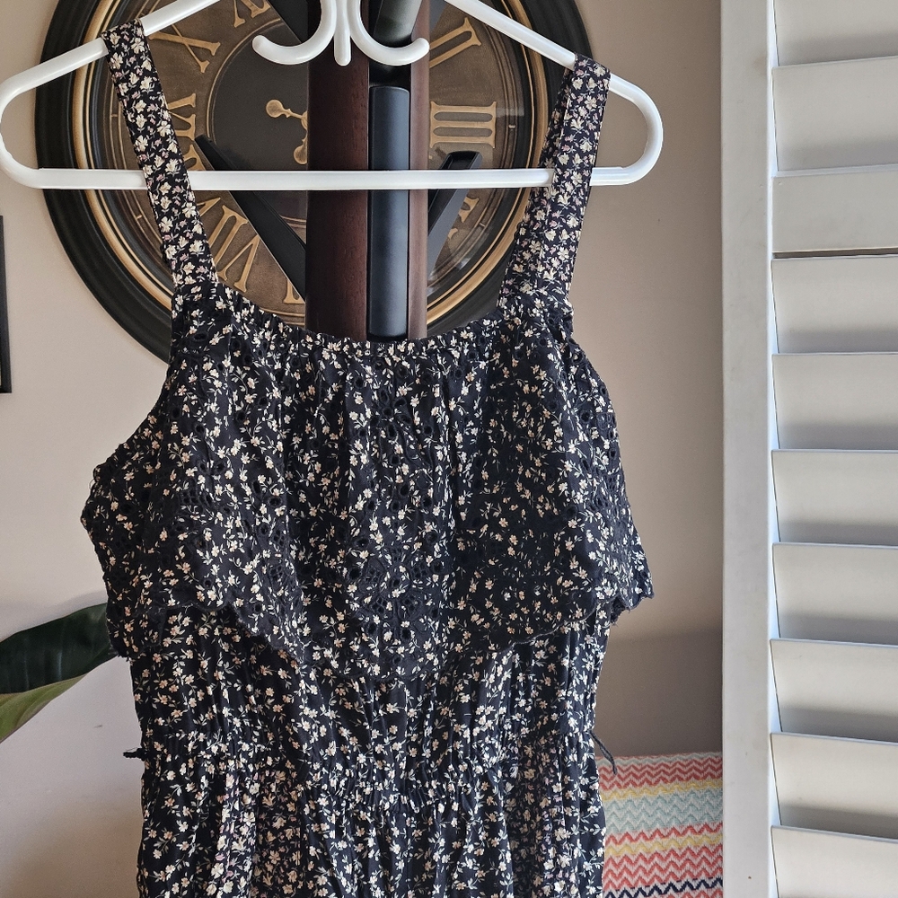 American Eagle Cute Floral Jumpsuit Dress